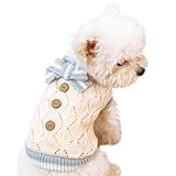 AmzBarley 犬の服 セーター 秋冬 防寒 暖かい 可愛い 小型犬 中型犬 犬 服 冬 厚手 あたたかい お出かけ 部屋着 犬服 冬 ペット服 秋冬 ペット セーター 防寒 伸縮性 ドッグウェア 動きやすい 便利 抜け毛対策