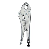 Stanley Proto J292NC Proto 9-1/4-Inch Locking Pliers Curved Jaw, Nickel Chrome [並行輸入品]