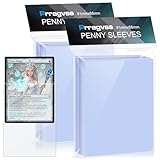 Prragvss カードスリーブ トレーディングカード用トップローダー 200枚パック プレミアムペニースリーブ 野球/MTG/TCG用 傷防止 防水保護