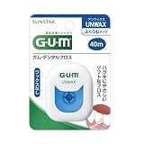 ガム デンタルフロス アンワックス ふくらむタイプ 40m×3個セット