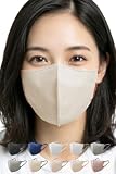 マスク 大きいサイズ 日本製 大きめ 立体 個包装 不織布 3d30枚ノーズマスク (オールドレース×オールドローズ, 大きいサイズ)