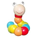 【KUENTAI】カラフル 可愛らしい ひも通し 芋虫 雑貨 おもちゃ キッズ 知育玩具 積み木 木製 ひもとおし (芋虫) by KUENTAI [並行輸入品]