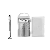 クラフトツール ピンバイス ハンドドリル 穴あけ ドリル ピンバイスドリル セット 収納式 付け替え可能 ドリル付 0.8mm～3.0mm 計10本入り