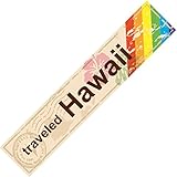 Sticker Shop Haru スーツケースステッカー ハワイ ブラウン ハワイ島