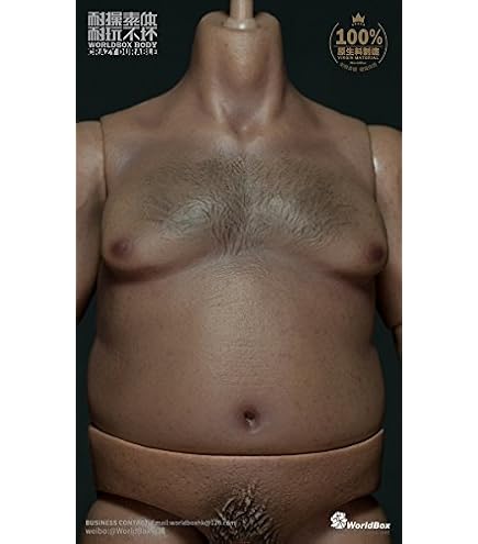 Amazon | HiPlay WorldBox 1/6 男性 フィギュア 太る デブ ボディ 高