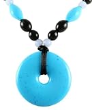 Teething Bling Turquoise Beaded Teether Necklace [並行輸入品]