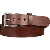 [Tovsol] Bullhide Belts, Non Stitched Mens Leather Belt for Work, CCW Carry, 1.50" Wide, USA Made