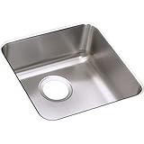 Elkao|#Elkay ELUHAD121245 18 Gauge Stainless Steel 14.5 Inch x 4.375 Inch single Bowl Undermount Kit