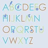 Green Leaf Art Boys' Alphabet Canvas Art [並行輸入品]