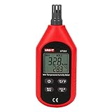 Lovoski 温度湿度計　多機能　LCDデジタル　家庭、オフィス、旅行、学校適用　安全　赤