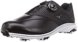 [ミズノ] ゴルフシューズ ワイドスタイル003 ボア スパイク 4+1E(F相当) メンズ ブラック 25 cm F