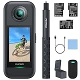 AKASO 360 クリエイターコンボ版 360度カメラ-アクションカメラ 5.7K360度動画 72MP360度写真 新型1/2インチ48MPセンサー 360度水平維持 360° スーパースムース 安定化機能 AI編集 見えない自撮り棒 2.29" タッチスクリーン 長時間バッテリー