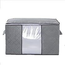 Amazon｜衣類収納 ケース ボックス 60×40×35cm 衣装 袋 収納