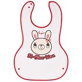 si shu non スタイ よだれかけ キャラPT お食事エプロン (レッド）