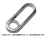 プチカラビナ（リングツキ 材質(ｽﾃﾝﾚｽ) 規格(PL-10) 入数(20) 【プチカラビナ（リング付（ひめじやシリーズ】