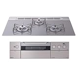 パロマ 都市ガス（12A13A）用 ガスビルトインコンロ PD-900WV-75GV 左右強火力