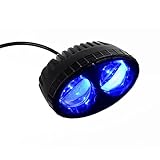 KAWELL 8w10個 DC9-60V 250LM　狭角タイプ　CREE製　青色 LEDワークライト　作業灯フォークリフト　工程機械、倉庫等の作業に、 災害時の備えに、交通整理に、工事現場に様々な場