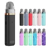 【正規品】CALIBURN G3 Lite Pod System Kit 電子タバコ カリバーン G3 ライト スターターキット 1200mAh 2.5ml 25Wの最大出力 LEDインジケーター付き TYPE-C充電 POD型 持ち運び コンパクト vape ニコチンフリー リキッドなし (Space Black)