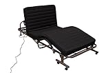電動リクライニング 折りたたみベッド  低反発 シングルブラック HPJ-04BK
