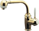 LIXIL(リクシル) INAX キッチン用水栓金具 台付 キッチンシャワー付シングルレバー混合水栓 L型ネック 呼び径13mm 吐水口長さ210mm SF-343S/ZG