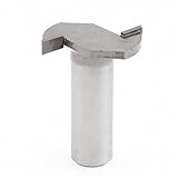 DealMuxウッドワーカー1/2インチシャンクメタルTスロットアンダーカットルータービットカッター