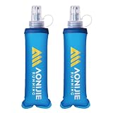 TRIWONDER ランニング ボトル ソフトフラスク 水筒 折りたたみ マラソン 給水 ウォーターボトル スクイズ サイクル 登山 トレラン ハイドレーション Running Soft Bottle (01# 250ml-2個)