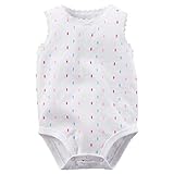 カーターズ Carter's ボディスーツ ノースリーブ 綿ジャージー100% Printed Sleeveless Bodysuit 6M (61-67cm)
