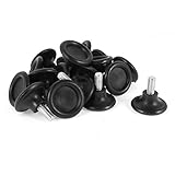 uxcell レベリングフット　家具アジャスター　丸い　プラスチックベース　 8mm x 34mm x 38mm　20個