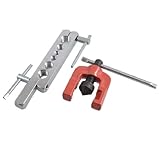 uxcell フレアリングツール　チューブベンダーフレア　6mm-15mm　チュービングフレアリングツールセット　オートツールキット　2イン1