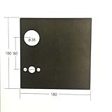 エスカッション（化粧板）　SS-57-2　CB　LA右勝手用化粧板　ブロンズ　ステンレス　板厚：1.5　入数：1・10　ブロンズ　右勝手用