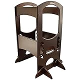 リトルパートナー学習タワーKids Step Stool ブラウン LP0140-7