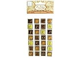C-Thru Sharon Ann Timeless Framed Alphabet Stickers, Browns [並行輸入品]