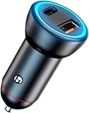 USB C カーチャージャー【PD30W + QC3.0】超小型 耐久性急速充電 2ポート 車 充電器 iPhone 14/13/SE/12/11/X/8/iPad/Xperia/Androidなどの機種に対応