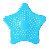 Generic Easy Clean Rubber Kitchen Sink Strainer Bathroom Drain Cover Shower Stall Drain Protector Bl