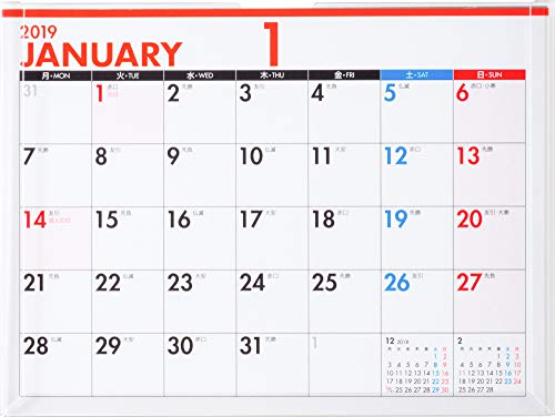 高橋 2019年 カレンダー 卓上 A6 E135 ([カレンダー])