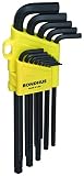 ボンダス(BONDHUS) ボールポイント付エクストラロングL型六角レンチセット13本組 BLX13XL