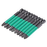 Demiawaking 六角磁気ドライバービット　インパクト ビットセット 高精度 電動ドライバー対応 10点セット