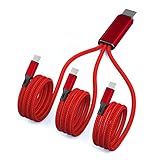 BEBIKR マルチUSB高速充電ケーブル 3イン1 2A 充電コードコネクター 3タイプC USBポートアダプター 3イン1充電コード付き