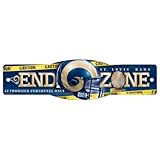 NFLラムズサイン、4.5 X 17インチ