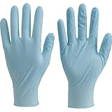 トラスコ中山:TRUSCO 使い捨て極薄手袋ニトリル製粉無しLブルー (100枚入) TGL-726NL 型式:TGL-726NL（1セット:100枚入）