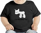 Unicorn I'm Watching You オーガニックベビーTシャツ 12 - 18 Months