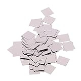 k-outdoor 100pcs 0.15x12.9x14mm 純ニッケルプレート 溶接用ニッケルストリップ テープ バッテリー溶接