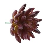 SunniMix 13タイプ選べる　現実的　人工多肉植物　造花　花飾り　DIY　素材　手芸　家庭用/庭用/オフィスデコ用　装飾　環境美化　約9×5.5cm - タイプ３
