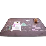 Enjoylifeスーパーソフト/ Fine Kids Baby Play Groundマットフロアマット寝室のインテリアカーペット子供リビングルームラグ 78" x 59" ELF107ST9