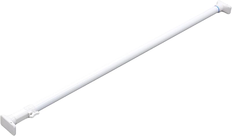 HEIAN SHINDO つっぱり棒 ジャッキ式超強力タイプ ホワイト 幅110~190cm 耐荷重45~15kg パイプ直径3cm RTW-110 平安伸銅工業