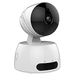 ネットワークカメラ Huahang WIFI 無線監視 ip カメラホームセキュリティ監視 HD 720P 100万画素 ペット 子供見守り、 PTZ、 暗視、 双方向音声、 動体検知アラーム機能、 