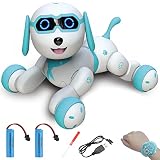 FlyCreat ロボット犬 リモコンロボット スタントドッグ プログラム可能 犬のロボット おもちゃ 時計リモコン遠隔操縦 自動デモ スマートロボット犬 クリスマスプレゼント