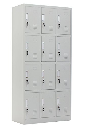 スチールロッカー スチールキャビネット キャビネット 12人用 10-012