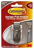 3M Command MR01-BN モダンリフレクションメタルフック S つや消しニッケル