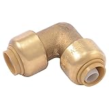 Cash AcmeU246LFASharkbite Brass Elbow (Push x Push)-3/8"X3/8" ELBOW (並行輸入品)